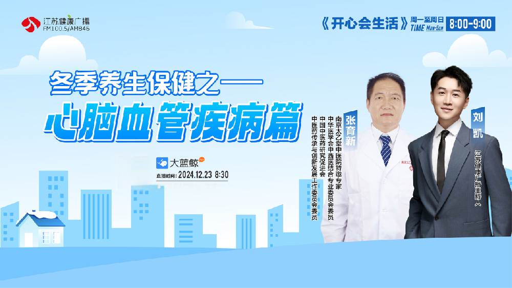 名医面对面 冬季话养生 ——南京太乙堂中医院专家受邀江苏健康广播栏目